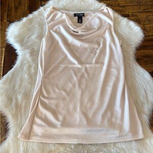 Tory Burch Blush Cowl Neck Tank Top